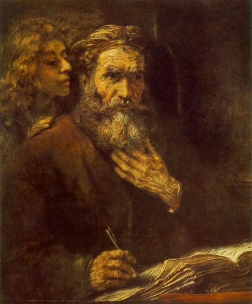 Rembrandt [Public domain], <a href="https://commons.wikimedia.org/wiki/File:Rembrandt_-_Evangelist_Matthew_and_the_Angel_-_WGA19119.jpg" target="_blank">via Wikimedia Commons</a>