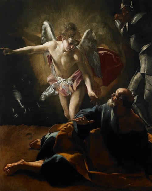 Giovanni Lanfranco [Public domain], <a href="https://commons.wikimedia.org/wiki/File:Liberation_of_Saint_Peter_by_Giovanni_Lanfranco-BMA.jpg" target="_blank">via Wikimedia Commons</a>