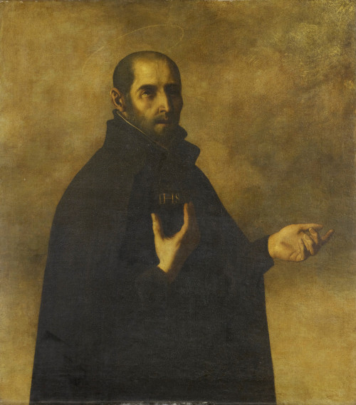 Francisco de Zurbarán [Public domain], <a href="https://commons.wikimedia.org/wiki/File:Ignatius_Loyola_by_Francisco_Zurbaran.jpg"  target="_blank">via Wikimedia Commons</a>