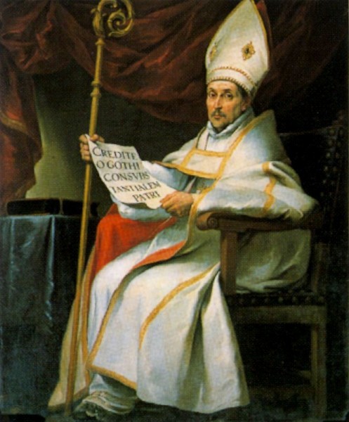 Bartolomé Esteban Murillo [Public domain], <a href="https://commons.wikimedia.org/wiki/File:San_Leandro.jpg"  target="_blank">via Wikimedia Commons</a>