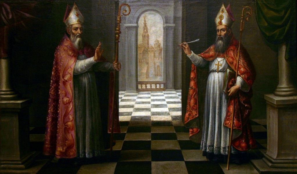 © José Luiz Bernardes Ribeiro, <a href="https://commons.wikimedia.org/wiki/File:SS._Leander_%26_Isidoro_-_Ign%C3%A1cio_de_Ries_-_Cathedral_of_Seville.JPG"  target="_blank">via Wikimedia Commons</a>