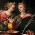 Saint_Lucy_and_an_angel._Oil_painting_by_a_Parmese_painter
