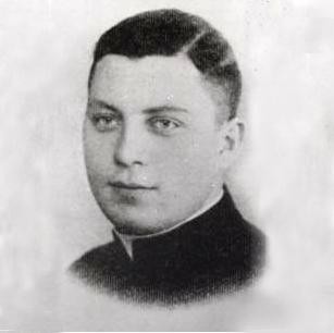 Blessed Bronisław Kostkowski (March 11, 1915 – September 27, 1942) was a Polish Seminarian and Martyr. He was imprisoned in the Nazi Sachsenhausen concentration camp and later died at the Nazi Dachau concentration camp. He is one of the 108 Martyrs of World War II who were beatified by Pope John Paul II in 1999.

<a href="https://commons.wikimedia.org/wiki/File:Bronis%C5%82aw_Kostkowski_patron_Slupska.jpg" title="via Wikimedia Commons">UM Slupsk</a> [<a href="http://creativecommons.org/licenses/by-sa/3.0/" target="_blank">CC BY-SA</a>]