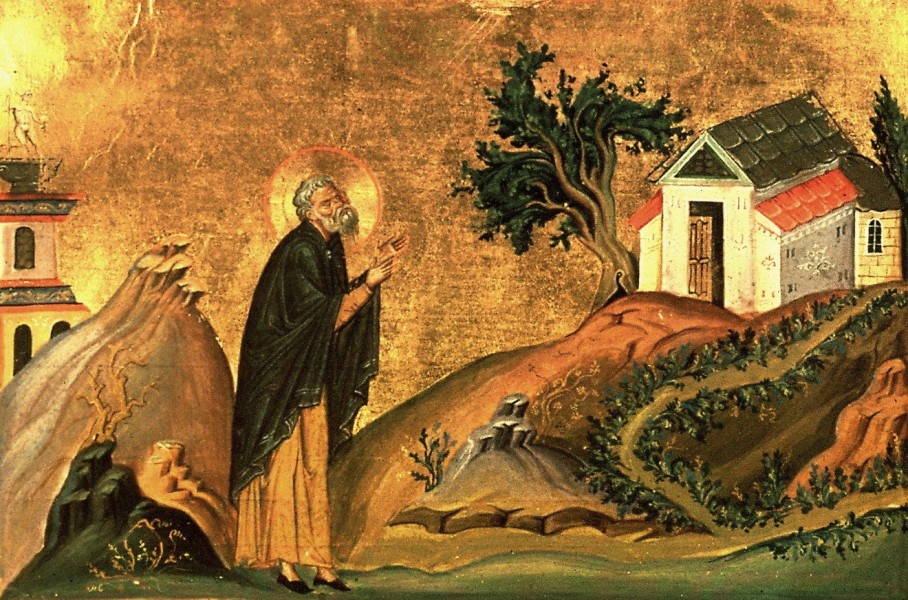 Saint Isidore of Pelusium was born in Egypt to a prominent Alexandrian family. He became an ascetic, and moved to a mountain near the city of Pelusium, in the tradition of the Desert Fathers. Following the example of St John Chrysostom, whom he had managed to see and hear during a trip to Constantinople, St Isidore devoted himself primarily to Christian preaching. Yet he writes in one letter, "It is more important to be proficient in good works than in golden-tongued preaching"


<a href="https://commons.wikimedia.org/wiki/File:Isidore_of_Pelusium_(Menologion_of_Basil_II).jpg" title="via Wikimedia Commons" target="_blank">Anonymous Unknown author</a> [Public domain]