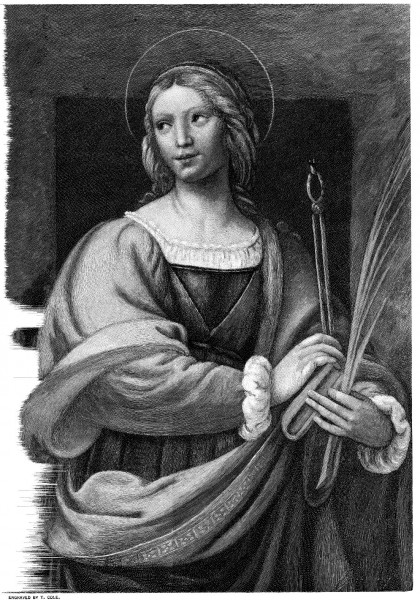 Saint Apollonia was one of a group of virgin martyrs who suffered in Alexandria during a local uprising against the Christians prior to the persecution of Emperor Decius. According to church tradition, her torture included having all of her teeth violently pulled out or shattered. For this reason, she is popularly regarded as the patroness of dentistry and those suffering from toothache or other dental problems.



<a href="https://commons.wikimedia.org/wiki/File:Century_Mag_St._Apollonia_Luini.png" title="via Wikimedia Commons" target="_blank">Bernardino Luini</a> / Public domain