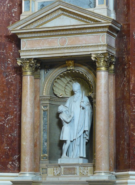 Statue of Saints Gerard Sagredo and Emeric - Saint Stephen's Basilica (Budapest)

<a href="https://commons.wikimedia.org/wiki/File:Str%C3%B3bl_Alajos-Szent_Gell%C3%A9rt.jpg" title="via Wikimedia Commons" target="_blank">Ivanhoe</a> / <a href="https://creativecommons.org/licenses/by-sa/3.0" target="_blank">CC BY-SA</a>