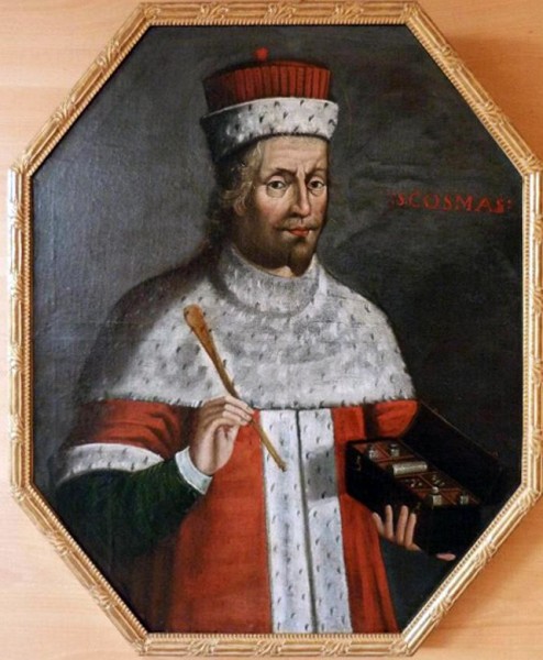Saint Cosmas - Painting from the former University of Pont-à-Mousson

<a href="https://commons.wikimedia.org/wiki/File:Portrait_de_Saint_C%C3%B4me.jpg" title="via Wikimedia Commons" target="_blank">Artistes inconnus</a> / Public domain