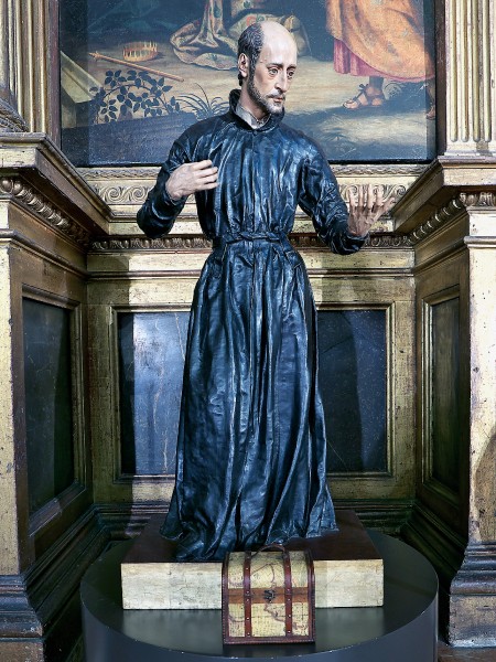 Statue of Saint Francisco de Borja in the Church of the Annunciation (Seville). Juan Martínez Montañés carves in wood, polychrome by Francisco Pacheco

<a href="https://commons.wikimedia.org/wiki/File:San_Francisco_de_Borja,_Iglesia_de_la_Anunciaci%C3%B3n_(Sevilla).jpg" title="via Wikimedia Commons" target="_blank">Juan Martínez Montañés</a> / <a href="https://creativecommons.org/licenses/by/3.0" target="_blank">CC BY</a>