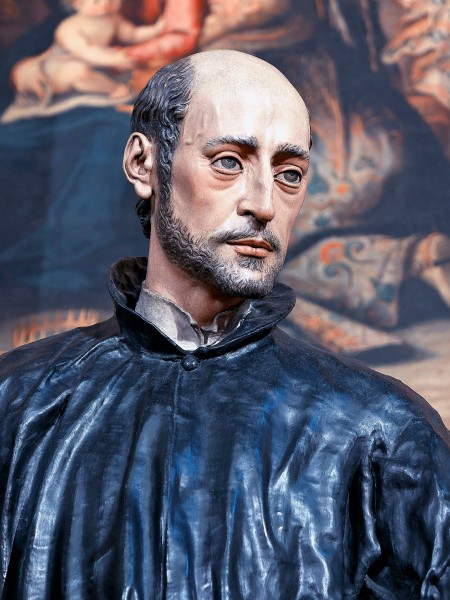 Statue of Saint Francisco de Borja in the Church of the Annunciation (Seville). Juan Martínez Montañés carves in wood, polychrome by Francisco Pacheco

<a href="https://commons.wikimedia.org/wiki/File:San_Francisco_de_Borja,_Juan_Mart%C3%ADnez_Monta%C3%B1%C3%A9s.jpg" title="via Wikimedia Commons" target="_blank">Juan Martínez Montañés</a> / <a href="https://creativecommons.org/licenses/by/3.0" target="_blank">CC BY</a>